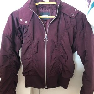 NEW Express waterproof cropped bomber jacket